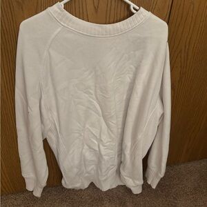 Aerie Classic White Crew Neck Sweater